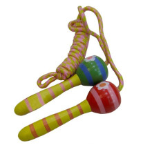 classic toy promotion wooden skipping jump rope